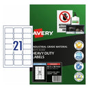 Avery  Durable Heavy Duty White Laser Labels