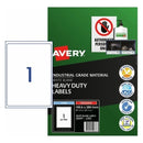 Avery  Durable Heavy Duty White Laser Labels