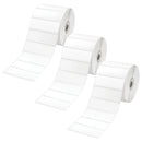 5 x Brother RD-S04C1 RDS04C1 Original Black Text on White Die Cut Label Roll 3PK 76mm x 25mm - 1500 labels per roll (15 Rolls in total)
