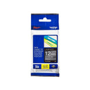 Original Brother TZe-PR935 TZePR935 12mm White Text on Premium Silver Laminated Tape - 4 metres