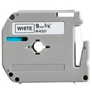 3 x Generic Brother M-K221 MK221 9mm Black Text on White Tape - 8 meters