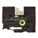 3 x Generic Brother TZe-C31 TZeC31 12mm Black Text on Yellow Fluorescent Laminated Tape - 5 meters