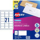 AVERY Premium White Address Labels with AveryEco