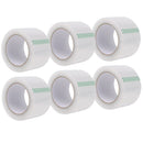 6 Rolls Clear Wide Packaging Tape 75mm x 75m Carton Sealing & Packing Tape