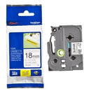 20 x Original Brother TZe-S241 TZeS241 18mm Black Text on White Strong Adhesive Laminated Tape - 8 metres