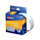 Avery Dispenser Rectangle Stickers White 38 x 24mm 380 Labels