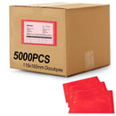 Plain Doculopes 115mm x 165mm Sticker Pouch Document Envelope - Red