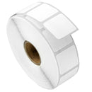 4 Rolls 25.4mm x 25.4mm Square Perforated Direct Thermal Labels White - 2000 Labels per Roll