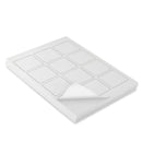 LabelMax A4 Self Adhesive Paper Laser Inkjet Sticker Labels 60 x 60mm Square - 12 Labels Per Sheet