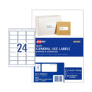 Avery White General Use Labels
