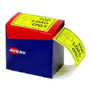 Avery Top Load Only Labels Yellow 99.6 x 75mm 750 Labels