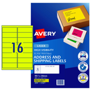Avery High Visibility Laser Shipping Labels
