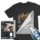 20 Sheets Dark Fabric T-shirt Iron-on Transfer Paper A4 Size for Inkjet Printers