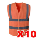 Reflective Vest Safety Workwear Unisex High Visibility